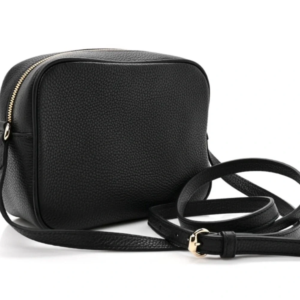 Gucci Black Pebbled Leather Disco Crossbody Bag - Picture 2 of 6